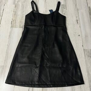 Hollister Faux Leather Dress Size M NEW